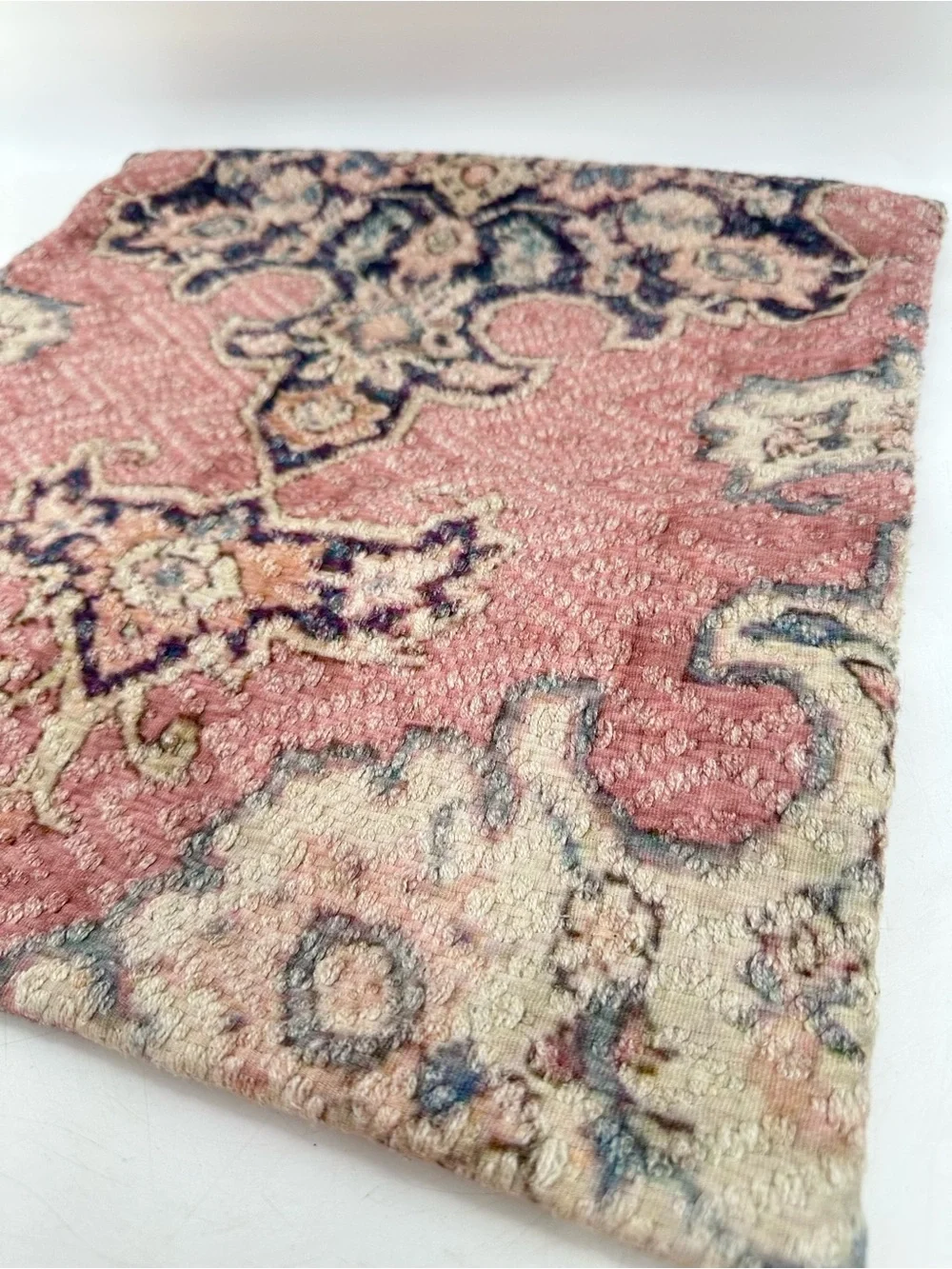 Pottery Barn VALARI Woven Textured Cotton & Linen Pillow Cover